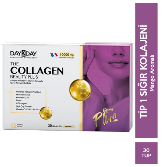 Day2Day The Collagen Beauty Plus 30 x 40 Ml Tüp Tip 1 Kolajen - 1