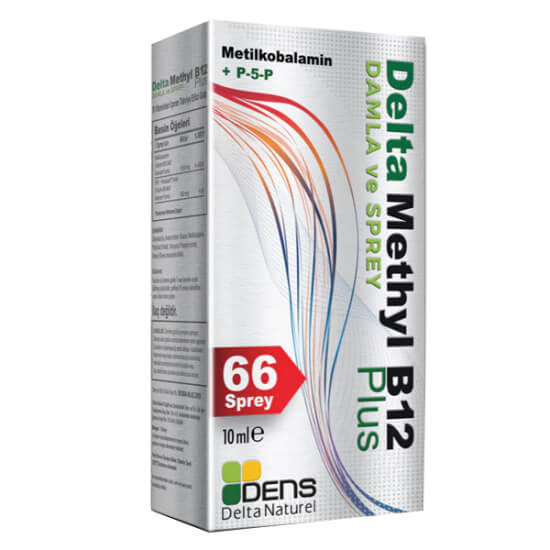 Delta Naturel Methyl B12 Plus Methylcobalamin Sprey 10 ml - 1