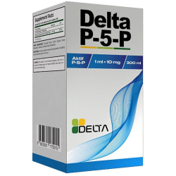 Delta P5P Piridoksal 5 Fosfat Vitamin B6 Şurup 300 ml - Delta Naturel