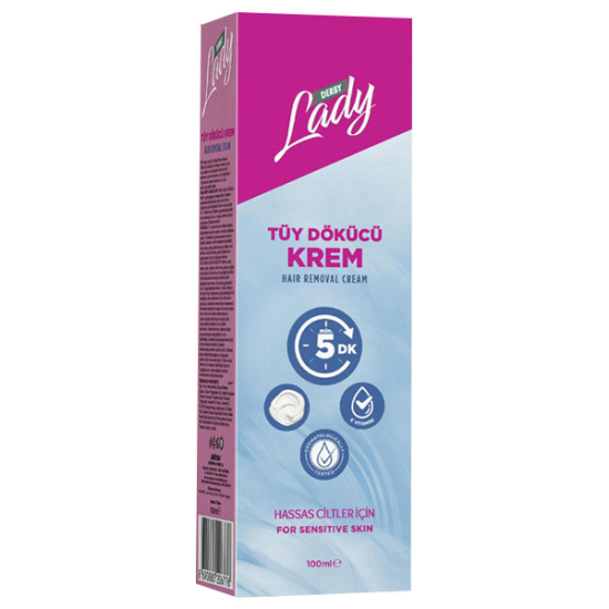 Derby Lady Tüy Dökücü Krem Hassas Ciltler 100 ml - 1