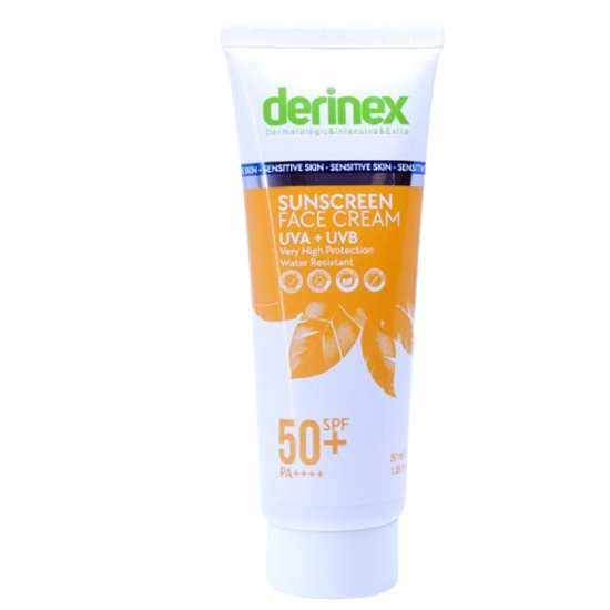 Derinex Güneş Kremi Hassas Ciltler İçin SPF50 50 ml - 1