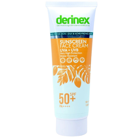 Derinex Güneş Kremi Yağlı Ciltler İçin SPF50+ 50 ml - 1