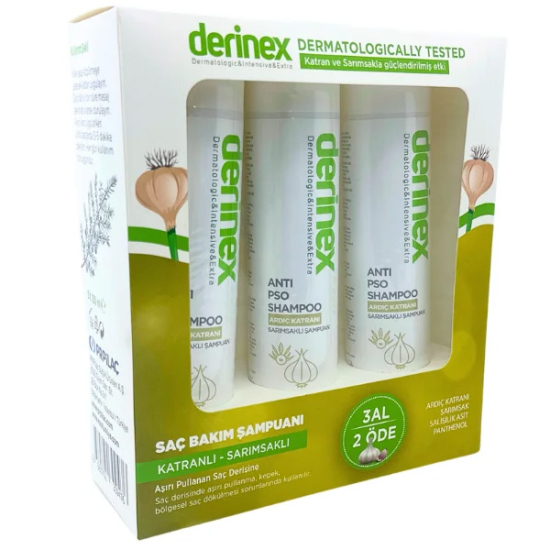 Derinex Katranlı Şampuan 250 ml 3 Al 2 Öde - 1