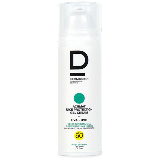 Dermoskin Acne Mat Face Protection Gel Cream Spf 50 50 ML Güneş Kremi - 1