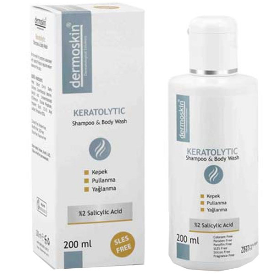 Dermoskin Keratolytic Shampoo Body Wash 200 ML Vücut Şampuanı - 1