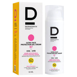 Dermoskin Spf 97 Ultra Face Protection Sun Screen 50 ML Güneş Koruyucu Jel Krem - Dermoskin