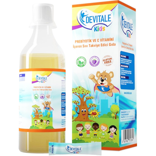 Devitale Kids Prebiyotik ve C Vitamini Içeren Sıvı Takviye Edici Gıda 500 ML - 1
