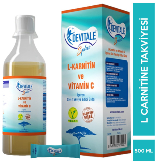Devitale SPlus 500 ml L Carnitine Vitamin C Akasya Gamı - 1