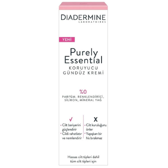 Diadermine Purely Essential Koruyucu Gündüz Kremi 40 ml - 1