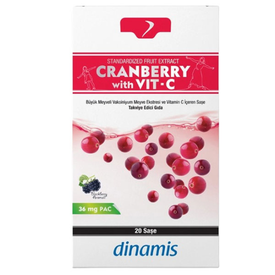 Dinamis Cranberry with Vit C 20 Saşe - 1