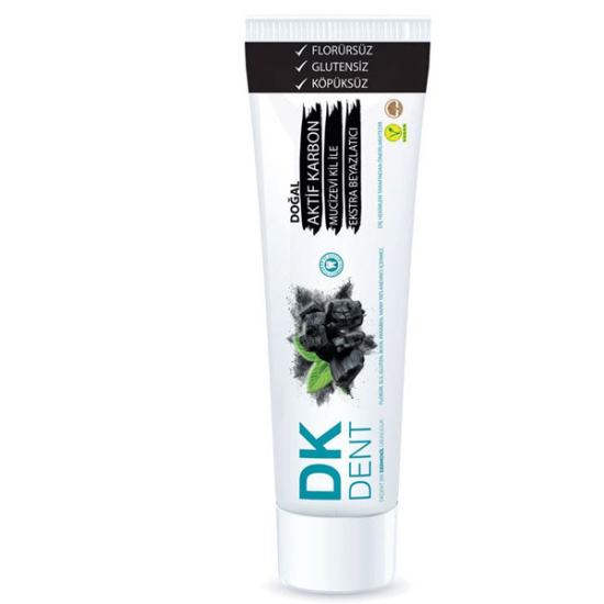 DK Dent Aktif Karbon Kil Beyazlatıcı Diş Macunu 75 ml - 1