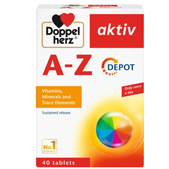 Doppelherz Aktiv A-Z Depot Multivitamin 40 Tablet - 1