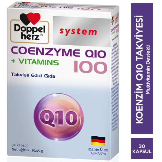 Doppelherz Koenzim Q10 Vitamins 100 Mg 30 Kapsül - 1