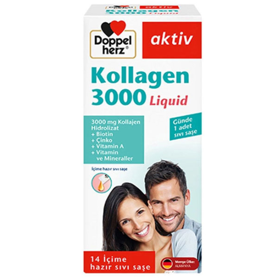 Doppelherz Kollagen Liquid 3000 mg 14 Saşe - 1