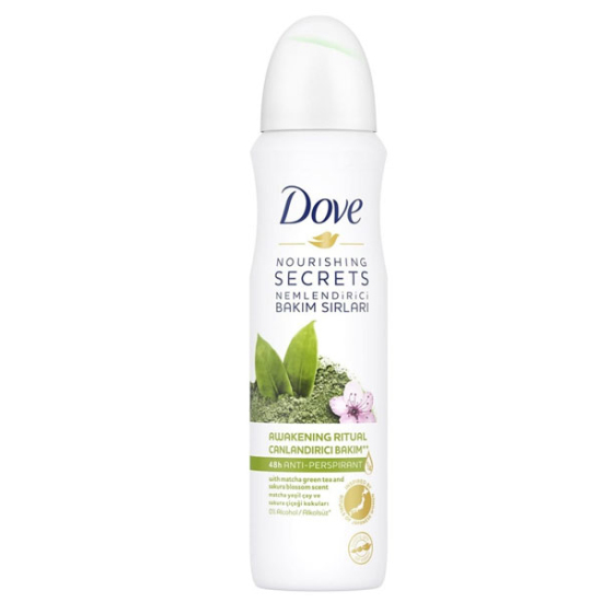 Dove Deodorant Matcha Yeşil Çay ve Sakura Çiçeği Kokuları 150 ml - 1