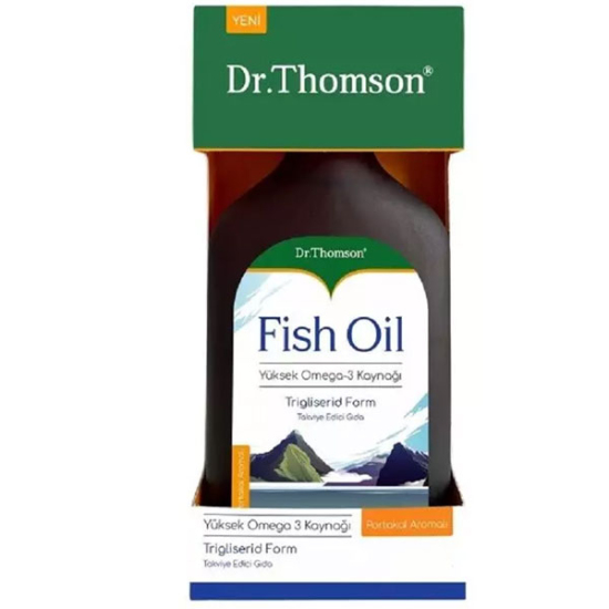 Dr Thomson Fish Oil Portakal Aromalı Şurup 150 ml - 1