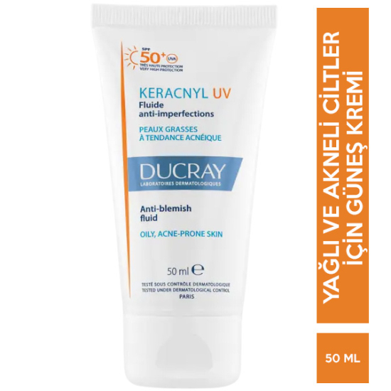 Ducray Keracnyl UV Fluide Anti Imperfections Spf 50 50 ML - 1