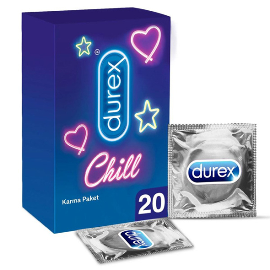 Durex Chill Ekonomik Paket Prezervatif 20 Adet - 1