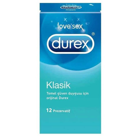 Durex Klasik Prezervatif 12 li - 1