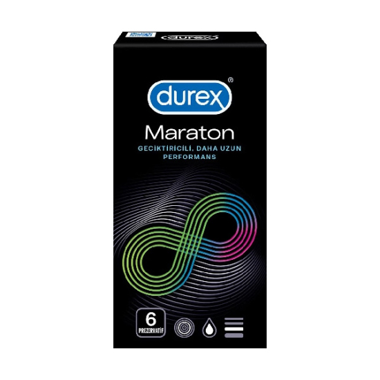 Durex Maraton Geciktiricili Daha Uzun Performans Prezervatif 6 Adet - 1