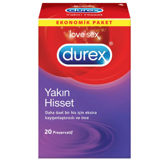 Durex Yakın Hisset Prezervatif 20 li - 1