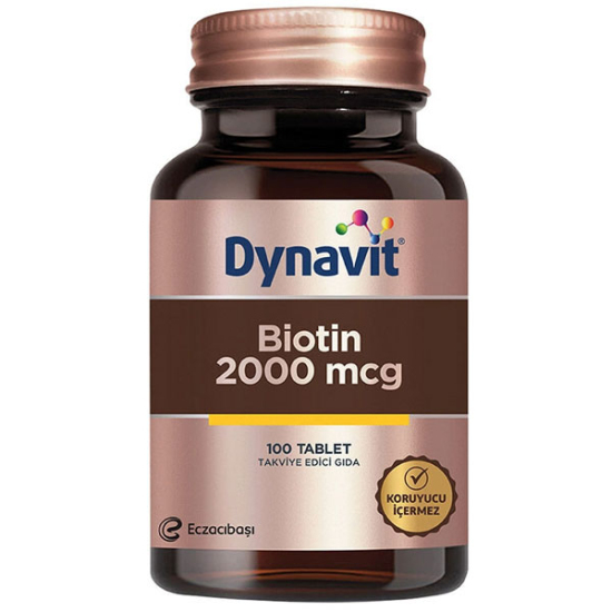 Dynavit Biotin 2000 mcg 100 Tablet - 1