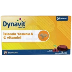 Dynavit Herbal Izlanda Yosunu ve Vitamin C 16 Pastil - Eczacıbaşı