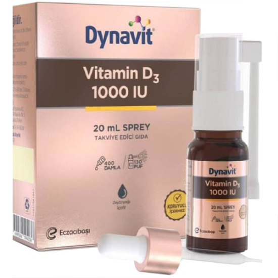 Dynavit Vitamin D3 1000 IU Sprey 20 ML - 1