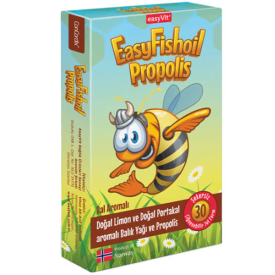 Easy Fish Oil Propolis 30 Çiğnenebilir Jel - 1