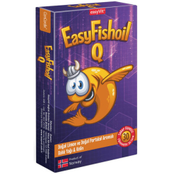 Easy Fish Oil Q Kids Çiğnenebilir 30 Tablet Balık Yağı - Easyvit - Easy Fish Oil