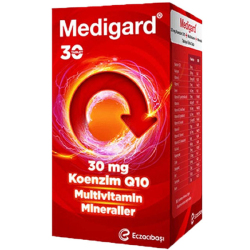 Eczacıbaşı Medigard Koenzim Q10 Vitamin ve Mineral Kompleks 30 Tablet - Eczacıbaşı