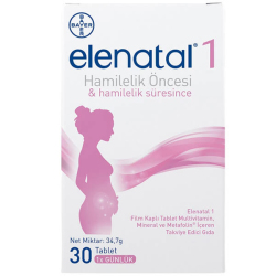 Elenatal 1 Takviye Edici Gıda 30 Tablet - Bayer