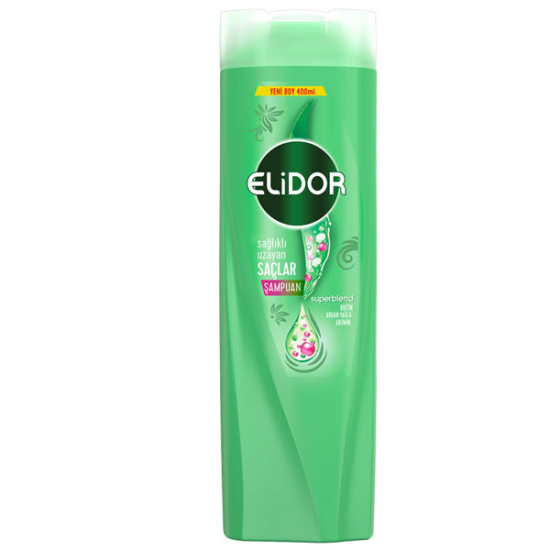 Elidor Superblend Sağlıklı Uzayan Saçlar Şampuan 400 ml - 1