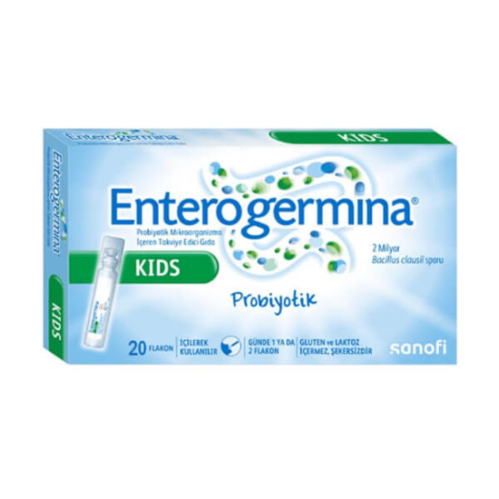 Enterogermina Kids 5 ml x 20 Flakon Çocuklar İçin Probiyotik Takviyesi - 1