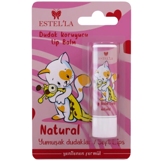 Estella Çocuk Dudak Koruyucu Lip Balm Natural 5 gr - 1