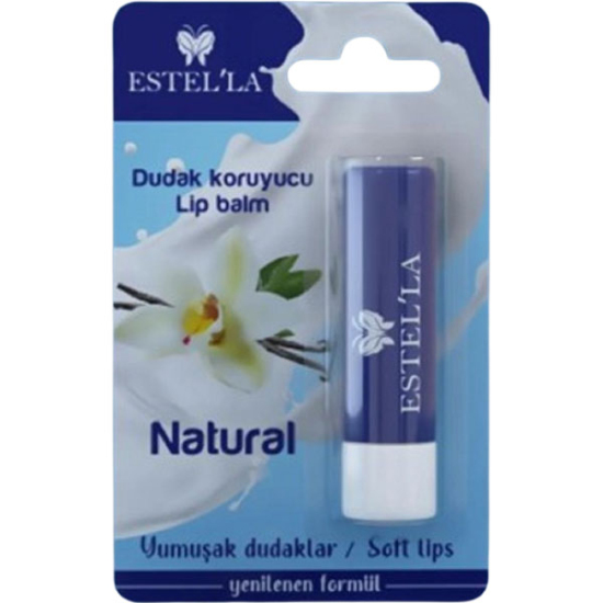 Estella Yetişkin Dudak Koruyucu Lip Balm Natural 5 gr - 1