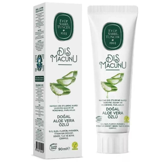 Eyüp Sabri Tuncer Doğal Aloe Vera Özlü Diş Macunu 90 ml - 1