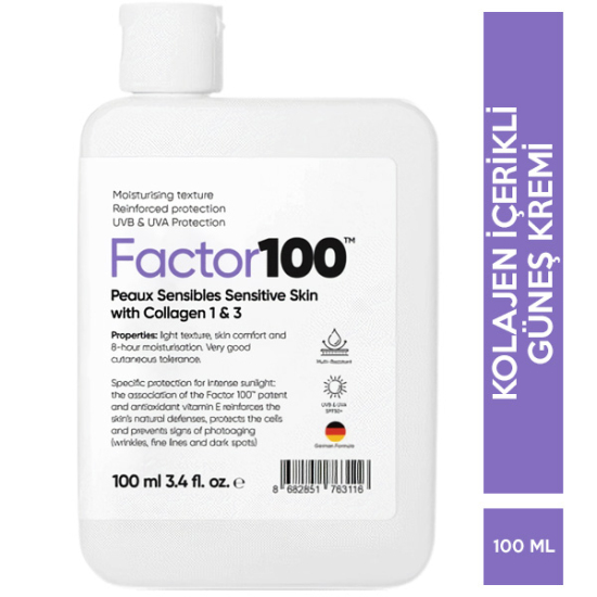 Factor 100 Güneş Kremi SPF50 100 ML - 1