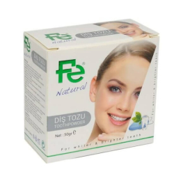 Fe Beyazlatıcı Diş Tozu Smokers Naneli 50 gr - Fe