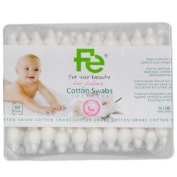 Fe Emniyetli Kulak Çubuğu Çocuklar İçin 60 Adet - Fe