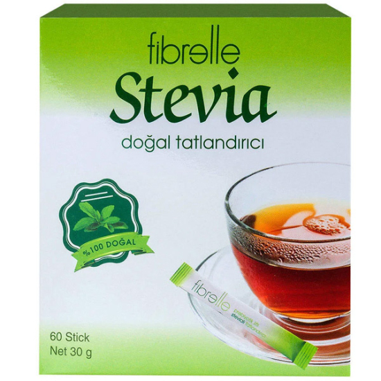 Fibrelle Prebiyotik Lifli Stevialı Stick Tatlandırıcı 60 Adet - 1