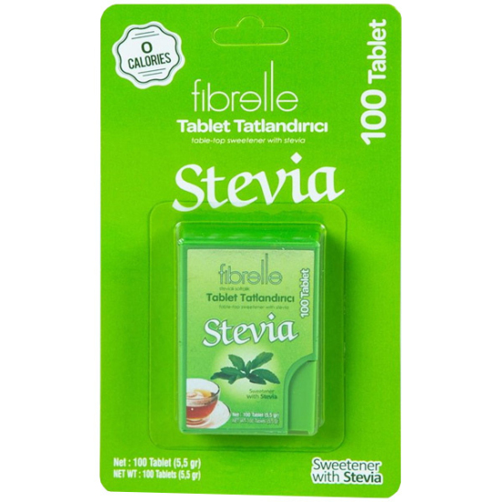 Fibrelle Stevia Tatlandırıcı 100 Tablet - 1