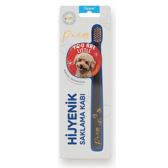 Flipper Pets Diş Fırçası ve Saklama Kabı Köpek - Yeşil - 1