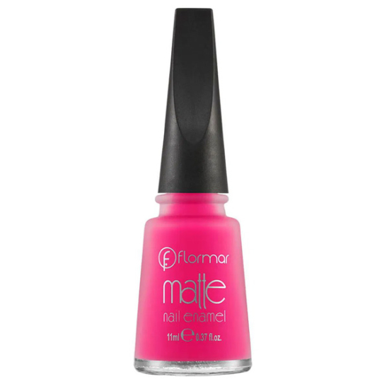 Flormar Oje Matte Bright Pink 09 Oje - 1