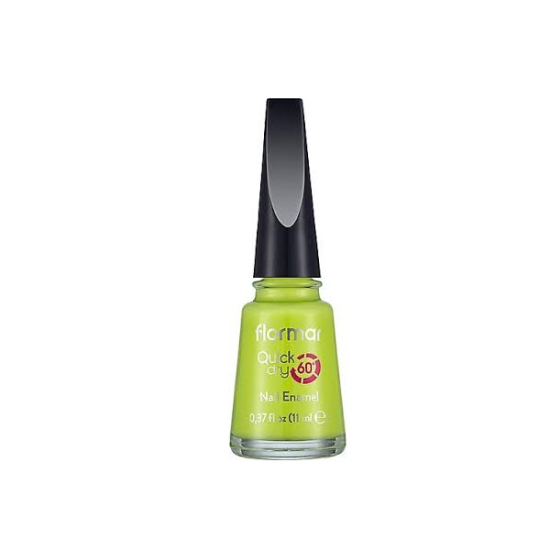 Flormar Oje Nail Enamel Quick Dry Green First Qd43 - 1