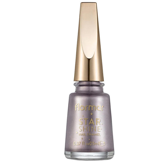 Flormar Oje Star Shine Nail Enamel - 03 Lilac Sparkle - 1