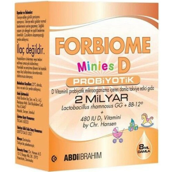 Forbiome Minies D Probiyotik Damla 8 ml - 1