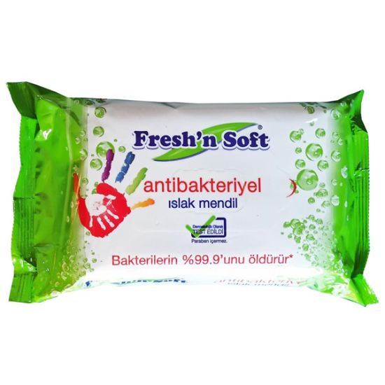 Fresh n Soft Anti Bakteriyel Cep Islak Mendil 15 li - 1