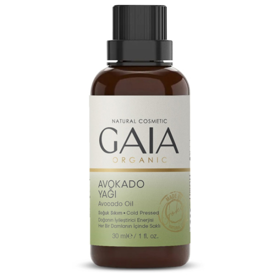 Gaia Organic Soğuk Sıkım Avokado Yağı 30 ML - 1