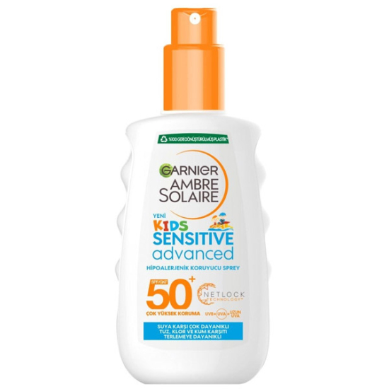Garnier Ambre Solaire Kids Sensitive Advanced Sprey SPF50 200 ml - 1